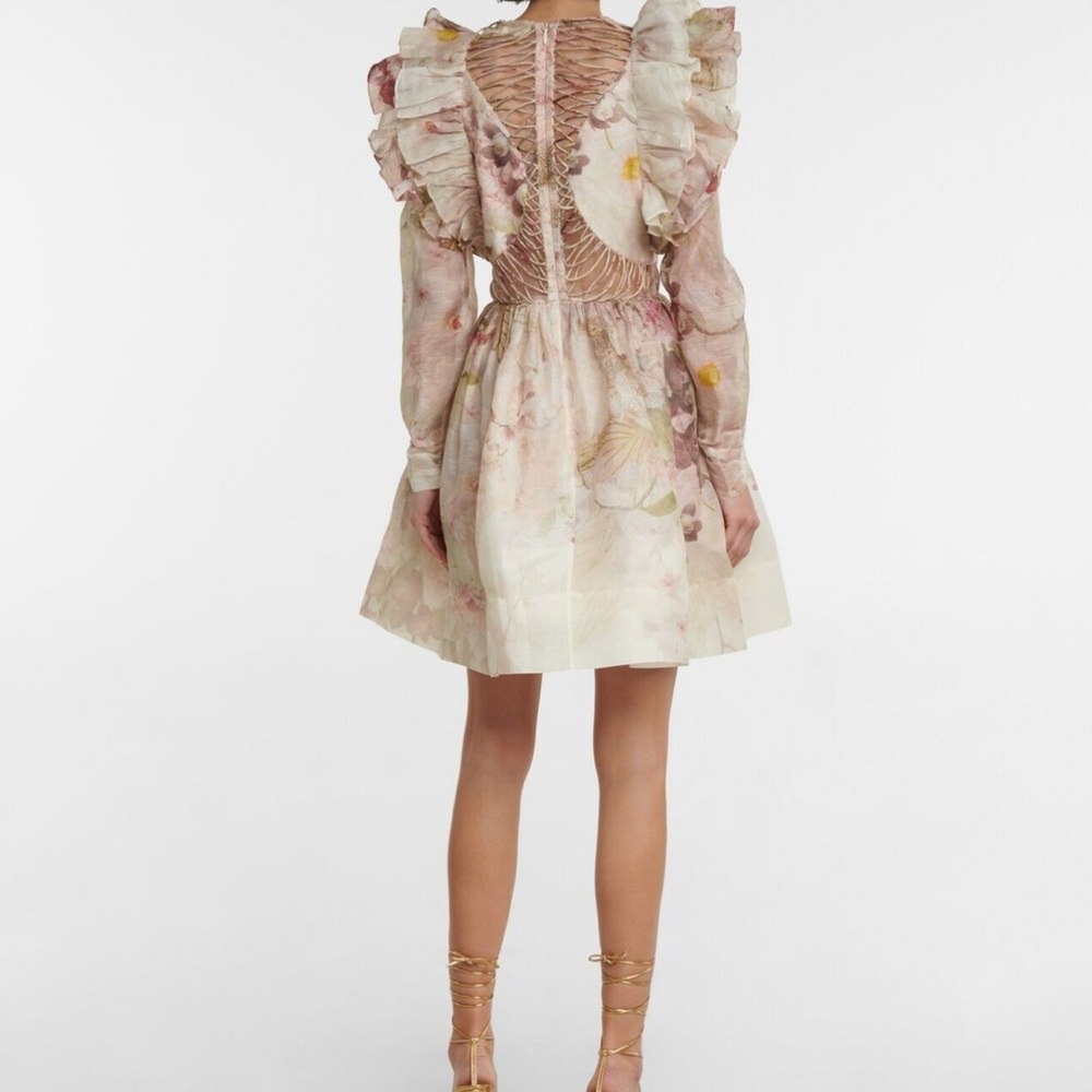 ZIMMERMAN long sleeve princess minidress - Picture 3 of 16